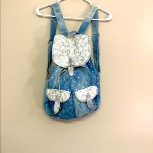 Justice Denim backpack